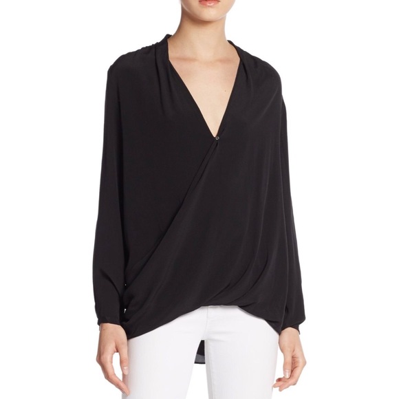 Calypso St. Barth Tops - 🆕Like New Calypso St. Barth Ruth Black Silk Top